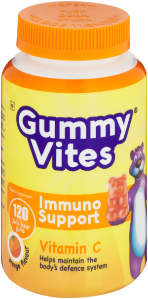 Gummy Vites Immuno Support Vitamin C Jelly Bears 120pk