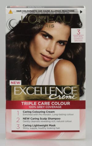 L'oréal Paris Excellence Crème Natural Darkest Brown Permanent Hair Colour 1s