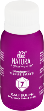 Natura Kali Sulph Biochemic Tissue Salt Tablets 125pk