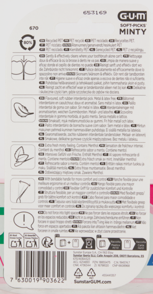 GUM Minty Soft-Picks 40pk