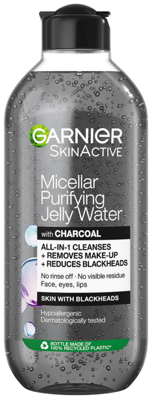 image-0 Garnier SkinActive Micellar Purifying Jelly Water with Charcoal 400ml