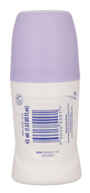 MUM Fragrance Free Anti-Perspirant Roll-On 45ml