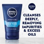 Nivea MEN Deep Cleansing Protect & Care Face Wash 100ml