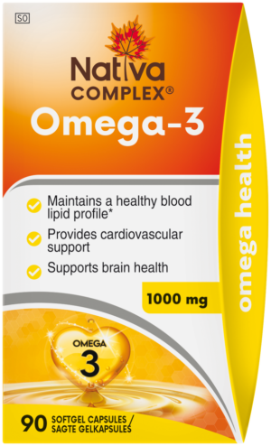 image-0 Nativa Complex 1000mg Omega-3 Softgel Capsules 90pk