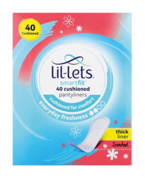 Lil-lets SmartFit Thick Scented Pantyliners 40pk