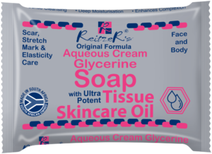 Reitzer's Aqueous Cream Glycerine Soap with Tissue Skincare Oil 100g
