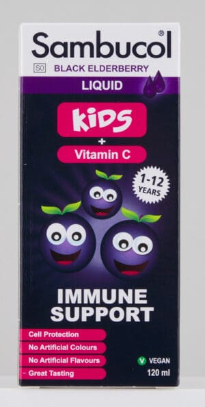 Sambucol Kids Black Elderberry Immune Support Liquid 120ml