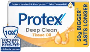 Protex Deep Clean Tissue Oil AntiGerm Bar Soap 200g