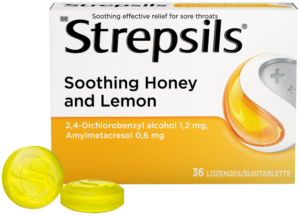 Strepsils Soothing Honey & Lemon Lozenges 36s