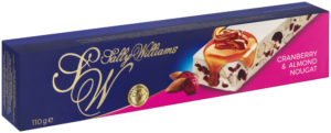 Sally Williams Cranberry & Almond Nougat Bar 110g