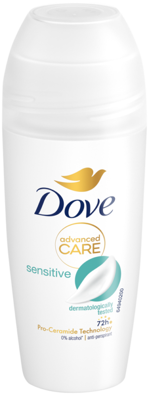 Dove Advanced Care Sensitive Anti-Perspirant Roll-On 50ml