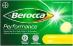 Berocca Performance Mango Flavour Effervescent Tablets 20pk