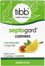 Tibb Septoguard Honey-Lemon Lozenges 12pk