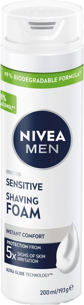 Nivea MEN Sensitive Shaving Foam 200ml