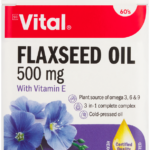 Vital Flaxseed Oil Softgel Capsules 60pk