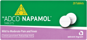 Adco-napamol Pain & Fever Tablets 20pk