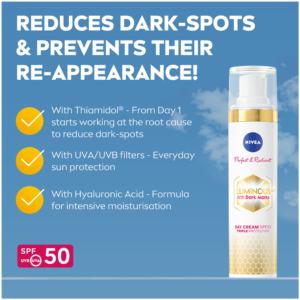 Nivea Perfect & Radiant SPF 50 Luminous630 Anti Dark Marks Day Cream 40ml