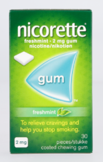 Nicorette Freshmint 2mg Nicotene Gum 30pk