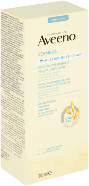 Aveeno Dermexa Daily Emollient Body Wash 300ml