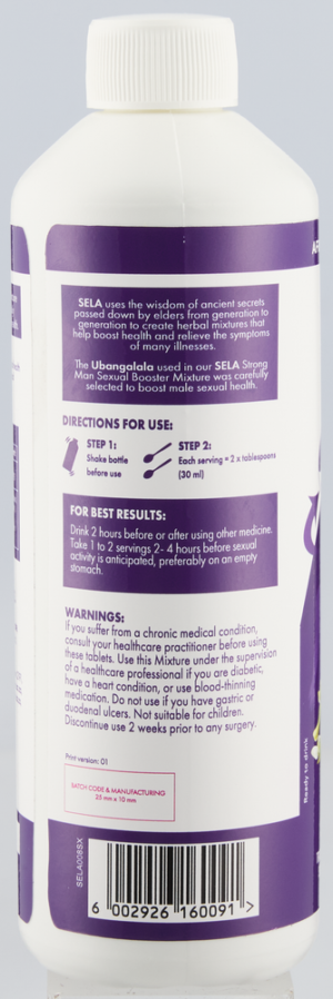 SELA Strong Man Sexual Booster 500ml