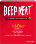 Deep Heat Flexi Heat Patches 5pk