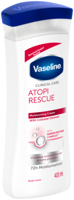 Vaseline Clinical Care Eczema Rescue Fragrance Free Body Lotion 400ml