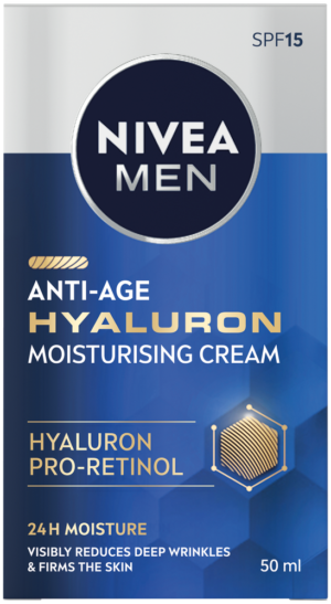 Nivea MEN SPF 15 Anti-Age Hyaluron Moisturising Cream 50ml