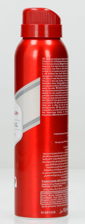 Old Spice Original Deodorant Spray 150ml