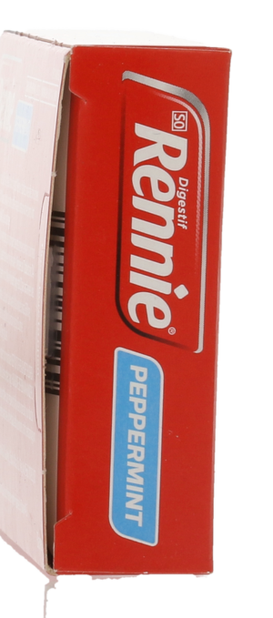 Rennie Peppermint Heartburn & Indigestion Chewable Tablets 48pk
