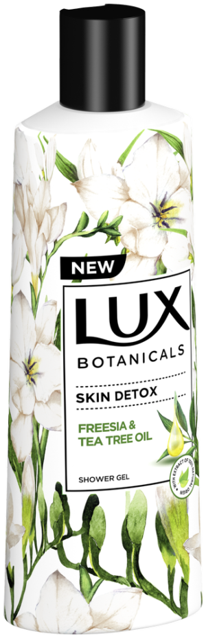 LUX Botanicals Freesia and Tea Tree Moisturizing Body Wash 400ml