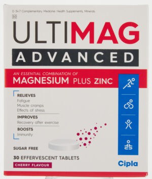 Ultimag Cherry Flavour Advanced Effervescent Tablets 30pk