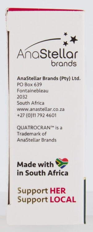 Quatrocran Nutrients for Urinary Care Capsules 60pk