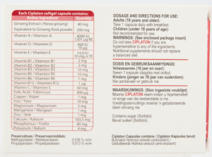 Ciplaton Multivitamin Capsules 30s