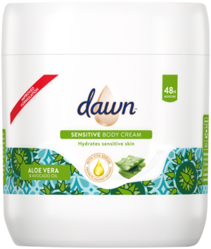 Dawn Aloe Vera and Avocado Oil Soothing Body Cream 400ml