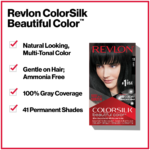 Revlon Colorsilk Burgundy Beautiful Color Permanent Hair Colour 1s