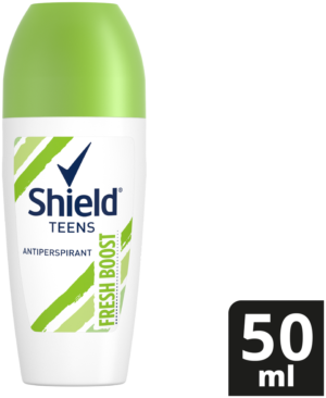 Shield Teens Fresh Boost Antiperspirant Roll-On Deodorant 50ml
