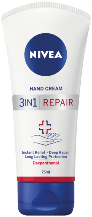 image-0 Nivea 3-in-1 Repair Hand Cream 75ml