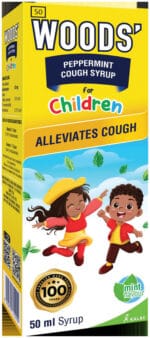 Woods' Peppermint Cough Syrup for Children 50ml