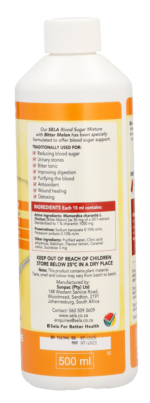SELA Blood Sugar Mixture 500ml