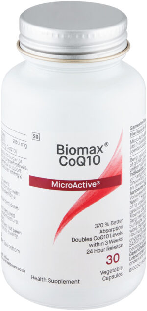 Coyne Healthcare Biomax CoQ10 MicroActive Vegetable Capsules 30pk