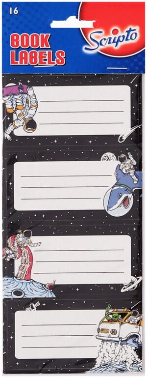Scripto Book Labels 16pk