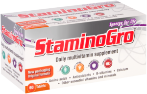 Staminogro Daily Multivitamin Supplement Tablets 60pk