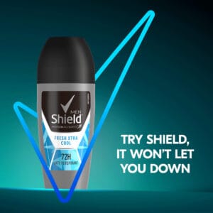 Shield Men Fresh Xtra Cool Antiperspirant Roll-On Deodorant 50ml