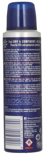 Shower To Shower Men Cool Musk Anti-Perspirant 150ml