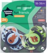 Tommee Tippee Fun Friends Orthodontic Soothers 2pk