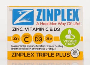Zinplex Triple Plus Veggie Capsules 30pk
