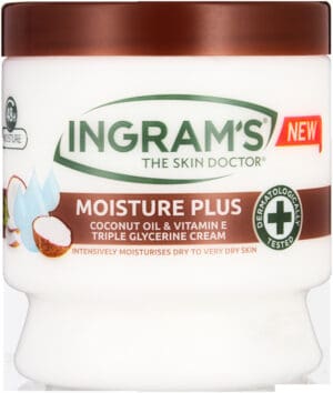 Ingram's Moisture Plus Coconut Oil & Vitamin E Triple Glycerine Cream 450ml