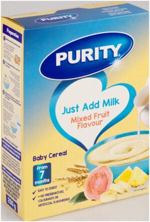 Purity From 7 Months Mixed Fruit Flavour Baby Cereal 200g