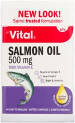 Vital Salmon Oil Softgel Capsules 60pk