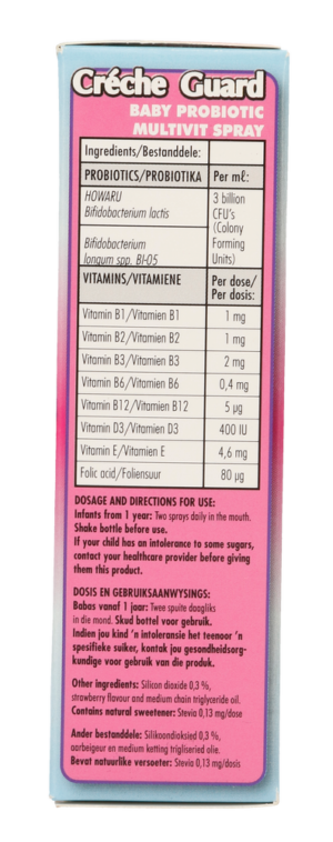 Créche Guard Baby Probiotic Multivit Spray 25ml